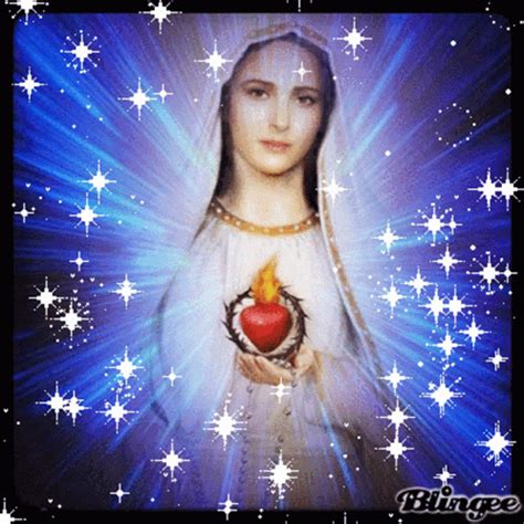Mary Hail GIF - Mary Hail - Discover & Share GIFs | Jesus and mary pictures, Mary jesus mother ...