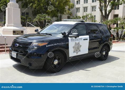 Sheriff Vehicle of the San Diego Police Department Editorial Stock ...