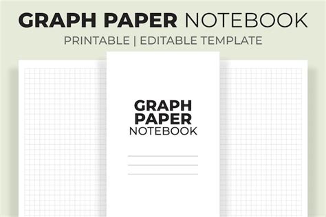 Premium Vector | Graph paper notebook