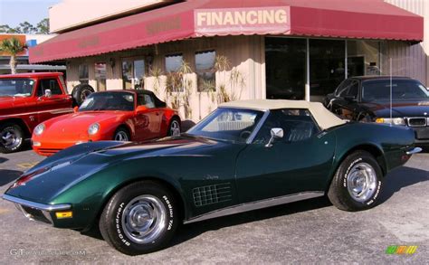 1970 Donnybrooke Green Chevrolet Corvette Stingray Convertible #392083 ...