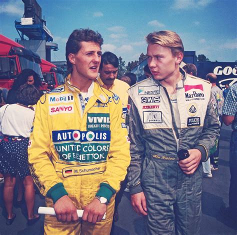 Michael Schumacher and Mika Hakkinen, 1992 | Michael schumacher ...