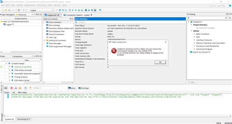 Quartus Prime Lite Edition : Fatal License Error - Intel Community