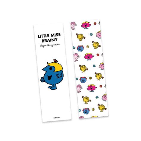 Personalised Little Miss Brainy Bookmark