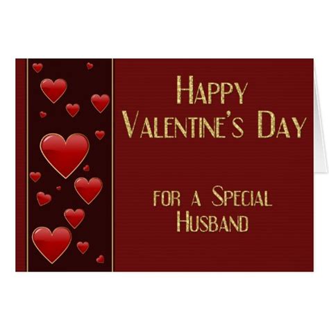 Special Husband Masculine Valentine Card | Zazzle