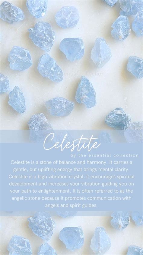 Celestite Crystal Meaning + Properties | Crystals for Balance + Harmony ...