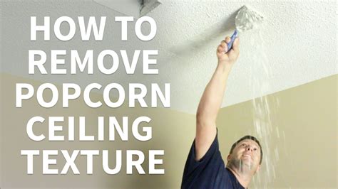 How To Take Down Popcorn Ceiling - Ceiling Ideas