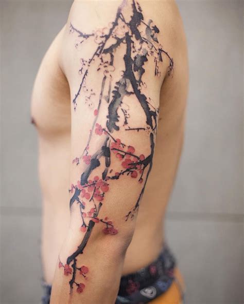 101 best japanese cherry blossom tattoo ideas you have to see to ...