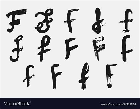 Cursive Letter F Fonts