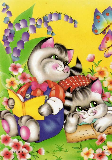 #papeldecarta #fantasia 77 Cute Cartoon Images, Cute Animals Images, Crazy Cat Lady, Crazy Cats ...