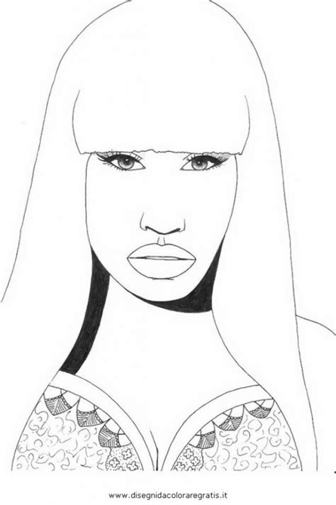 Print Nicki Minaj Coloring Pages