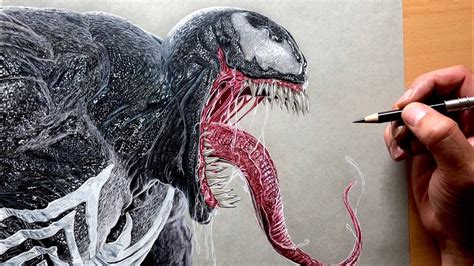 Drawing Venom - Marvel - Time-lapse | Artology - YouTube