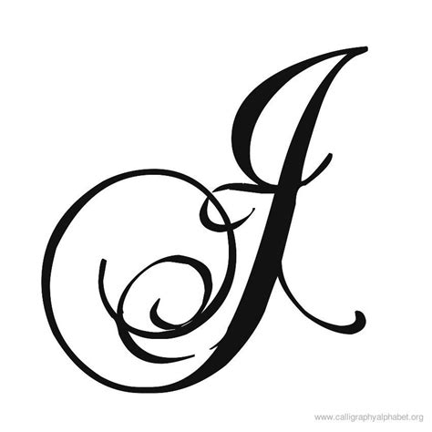 Pin by Jan Reid on Fancy j | J calligraphy, Calligraphy alphabet, Letter j tattoo