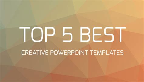 Top 5 Best Creative Powerpoint Templates | Creative powerpoint, Best ...