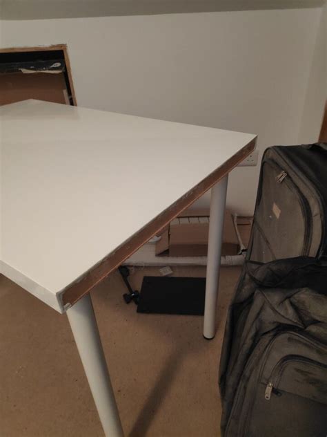 Ikea Desk Table White Linnmon Top Adils legs size adjusted office pc work desk | eBay