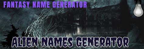 Alien Names Generator