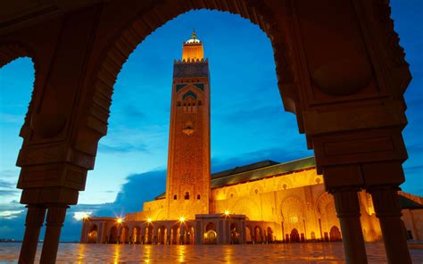 Religieux Hassan II Mosque HD Fond D'écran