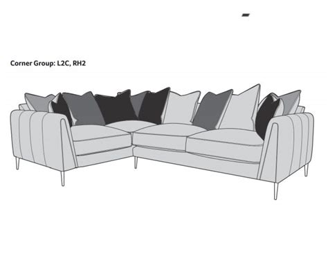 Buoyant Upholstery Harlow Pillow Back Corner Group - Corner Group ...