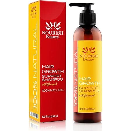 Amazon.com : Nourish Beaute Vitamins Shampoo for Hair Loss that ...