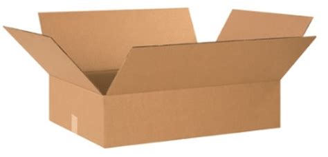 24" x 18" x 6" Flat Corrugated Cardboard Shipping Boxes 20/Bundle