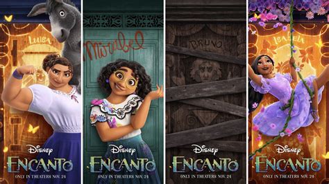 New Posters for Disney’s ‘Encanto’ Show off Characters - Disneyland ...