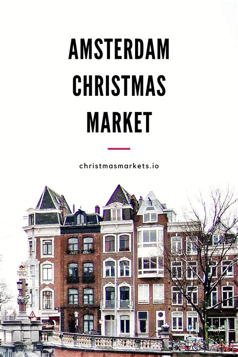 Amsterdam Christmas Market 2022 - Events Start 12 Nov