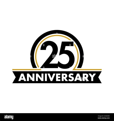 25 years birthday logo Cut Out Stock Images & Pictures - Alamy