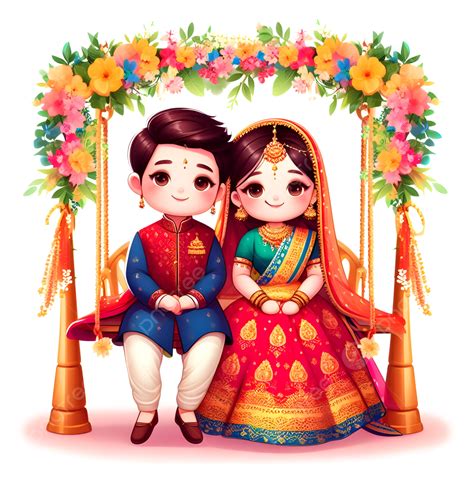 Indian Wedding Couple Cartoon Images - Infoupdate.org