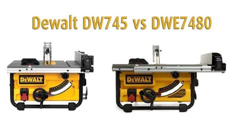 Dewalt DW745 vs DWE7480: Which is Better for You? - ToolsPros