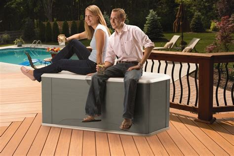 Rubbermaid Deck Box - Suncast Deck Box | Patio storage box, Outdoor ...