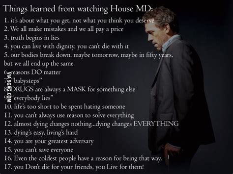 Lessons from House MD | House md quotes, Dr house quotes, House md