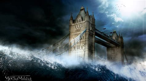 London Tower Bridge-3D Creative Design Desktop Wallpaper Preview ...