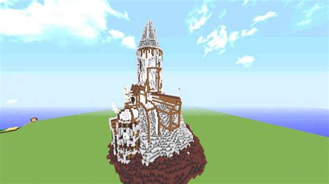 minecraft time-lapse steampunk castle - YouTube