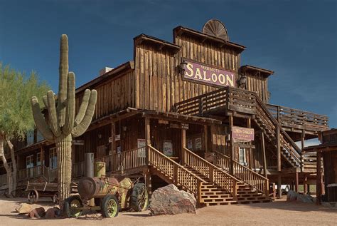 Saloon At Ghost Town Of Goldfield At Photograph by Witold Skrypczak