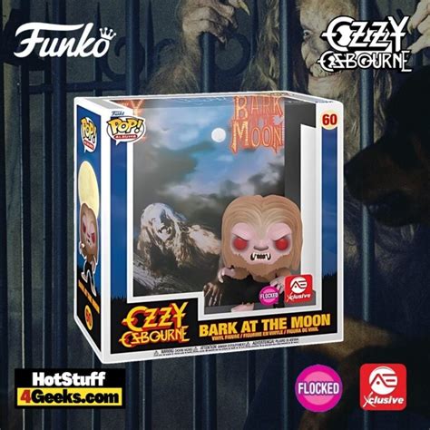 2023 Ozzy Osbourne (Flocked) Bark at The Moon Funko Pop! Album