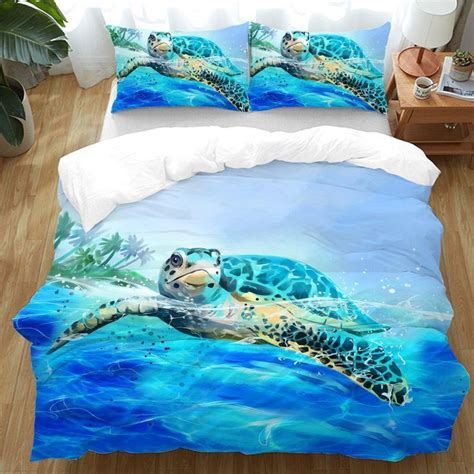 Sea Turtle Life Duvet Cover Set | Sea turtle, Turtle life, Bedding set