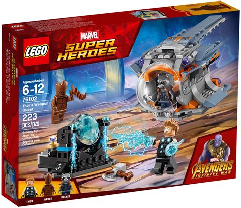 Lego- Super Heroes 76102 Thor's Weapon Quest - Teton Toys