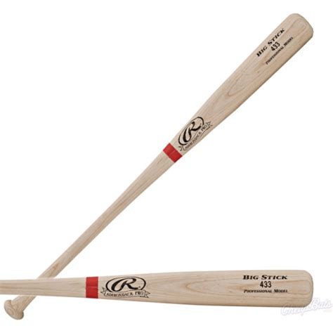 CLOSEOUT Rawlings Wood Baseball Bat Adirondack Pro Ash 433AP