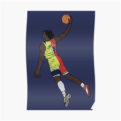 "Anthony Edwards / Michael Jordan" Poster for Sale by RatTrapTees ...