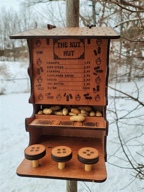 Nut Hut Squirrel Feeder digital Download - Etsy