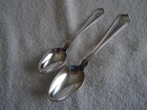 Erie Railroad Silver Tablespoon & Silver Teaspoon | #1926532371