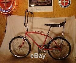 1973 Schwinn Fastback Stingray Sunset Orange Muscle Bike Krate Vintage Was Stik