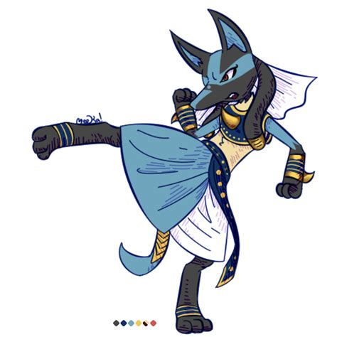 Anubis Lucario by meekakun on DeviantArt