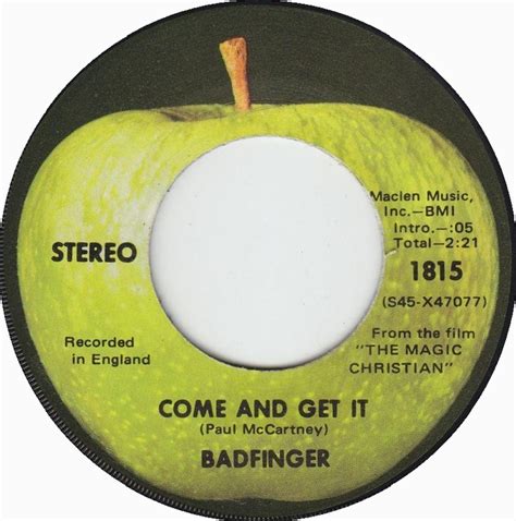 Badfinger - Come And Get It | Beatles albums, Music memories, Good music