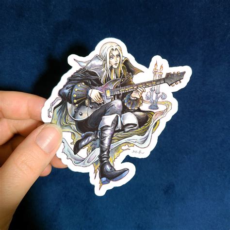 Castlevania Alucard Sticker / Alucard Print / Alucard Magnet - Etsy