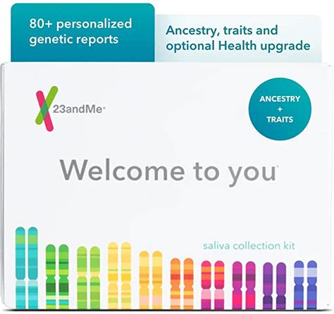 23andMe + 23andMe Ancestry + Traits Service: Personal Genetic DNA Test