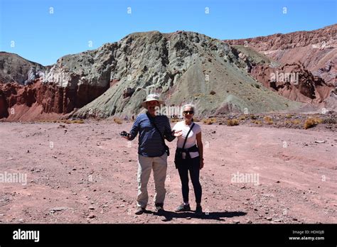 Geysers and mountains in Atacama desert Chile Stock Photo - Alamy