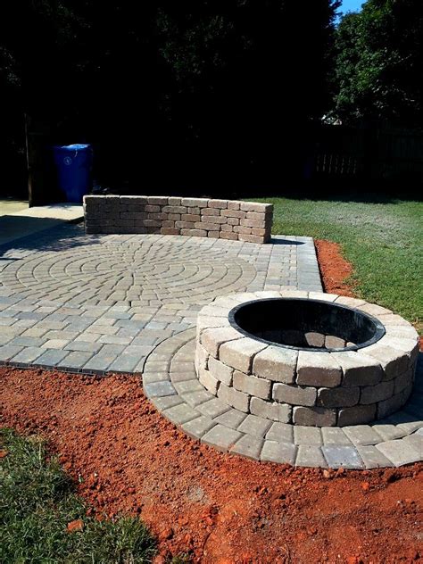 paver fire pit design | Charlotte Pavers & Stone|Charlotte, NC