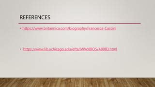 Francesca Caccini Presentation | PPT