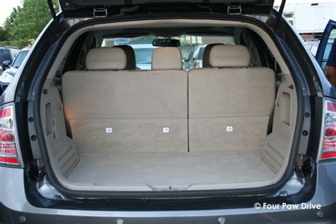 2010 Ford edge cargo dimensions