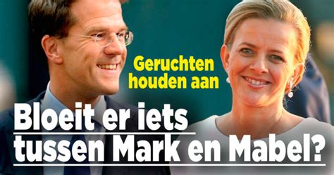 Bloeit er iets tussen Mabel en Mark Rutte? - Ditjes en Datjes